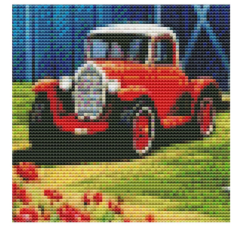 GF3107 Lorraine Manor cross-stitch detail 4