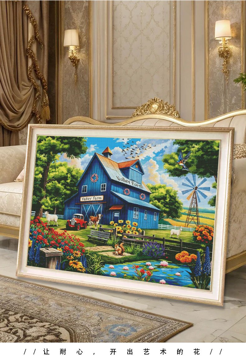 GF3107 Lorraine Manor cross-stitch detail 9