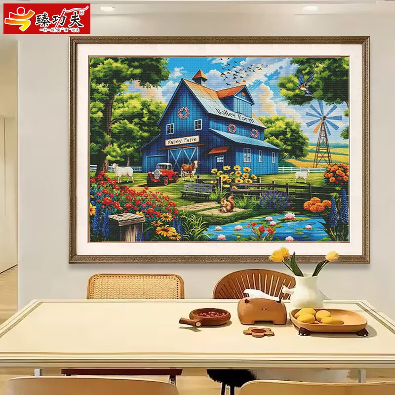 GF3107 Lorraine Manor Cross-Stitch Kit - 图片 3