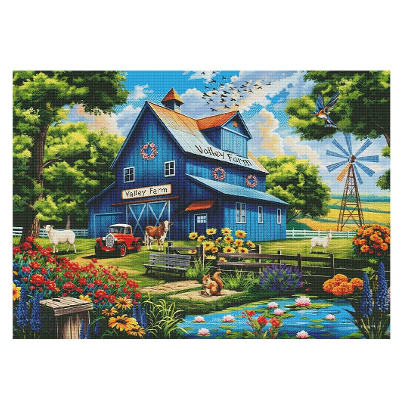 GF3107 Lorraine Manor Cross-Stitch Kit - 图片 10