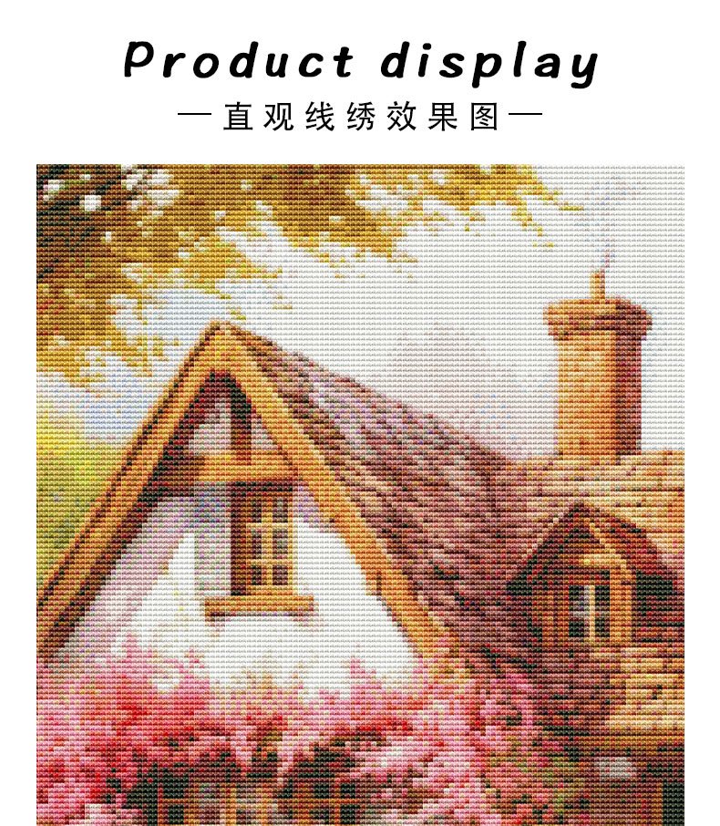 GF3123 Leisure Retreat cross-stitch detail 3