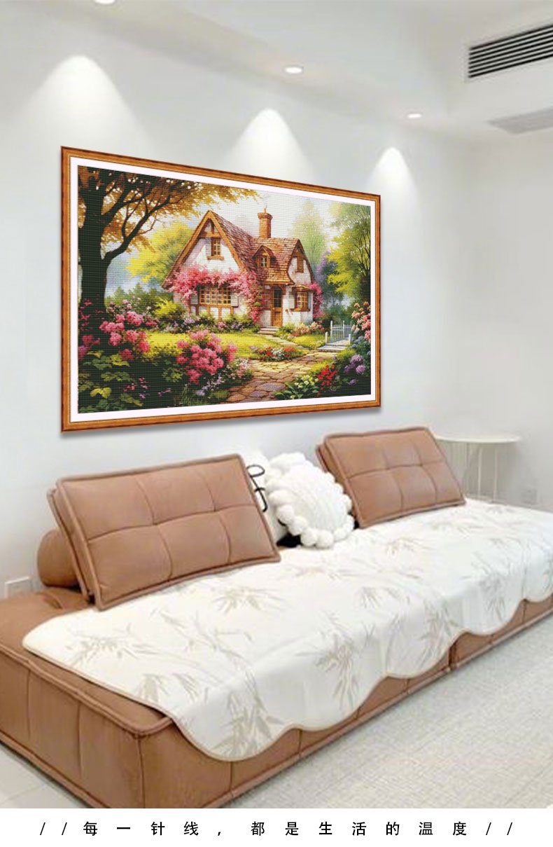 GF3123 Leisure Retreat cross-stitch detail 8