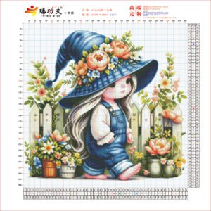 GF3126 Gardener Girl Cross-Stitch Kit