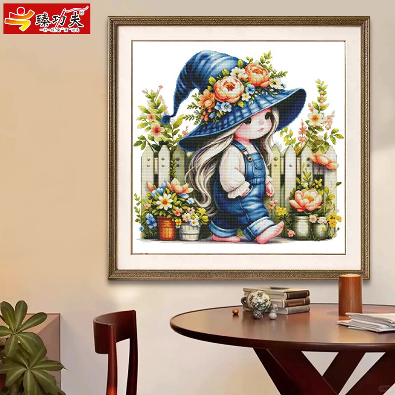 GF3126 Gardener Girl Cross-Stitch Kit - 图片 3