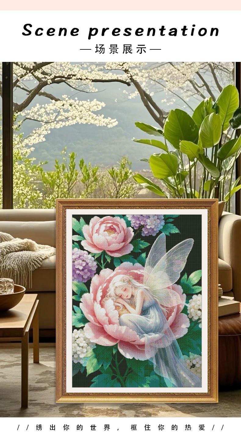 GF3131 Flower Fairy cross-stitch detail 7