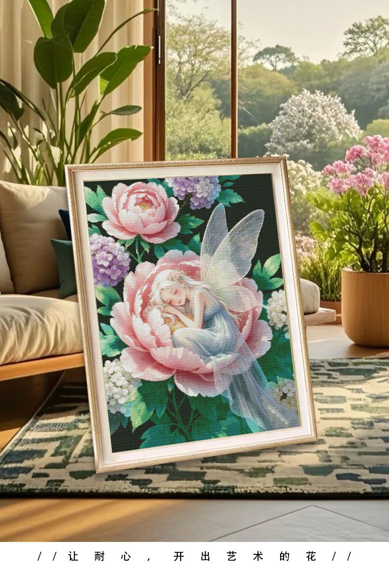 GF3131 Flower Fairy cross-stitch detail 9
